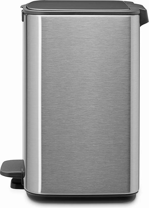 Stalowy kosz na śmieci z pedałem w kolorze matowego srebra 7 l Bo – Brabantia