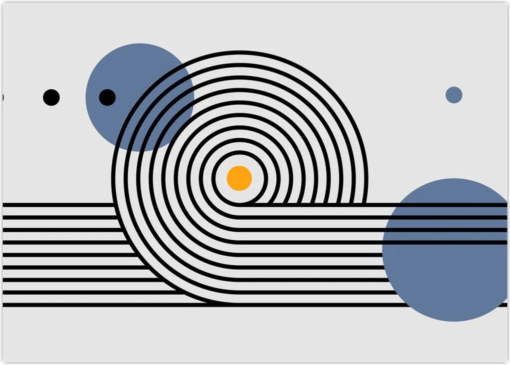 Obraz - Minimalistyczna abstrakcja N⁰1 (70x50 cm)