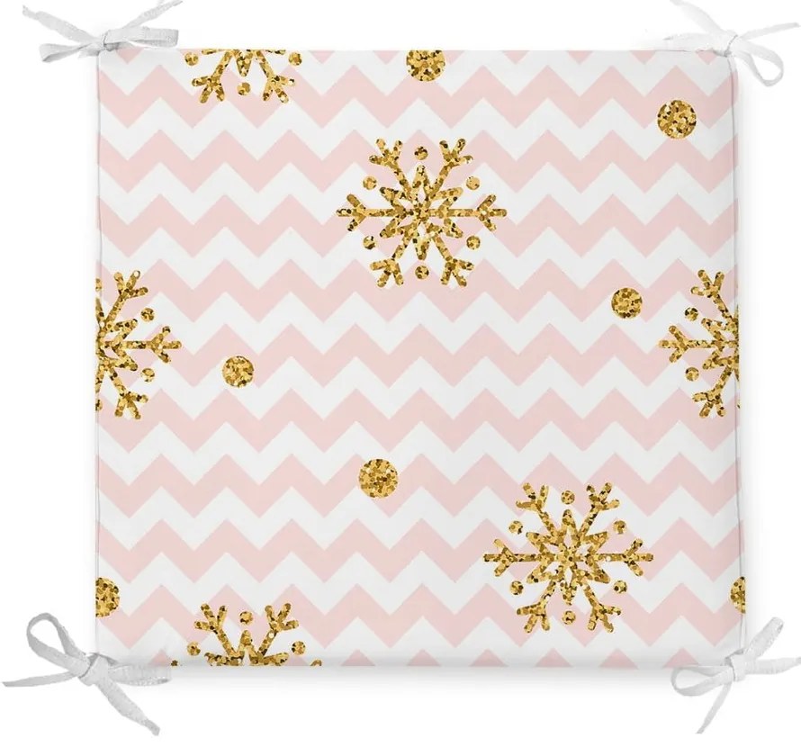 Poduszka na krzesło z domieszką bawełny Minimalist Cushion Covers Pastel Stripes, 42x42 cm