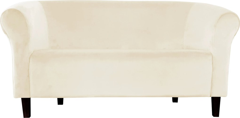 Sofa Milo tkanina Welur : Kolor nogi - Venge, Kolor tkaniny - VELVET - MG50, Typ tkaniny - Velvet, Wysokość nogi - 15 cm