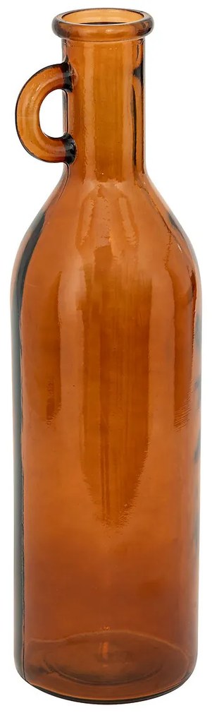 Wysoki szklany wazon butelka YANA, 50 cm