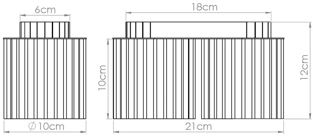 Brzoskwiniowy plafon sufitowy M5-W10