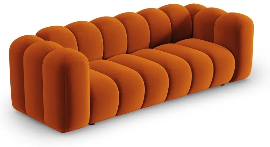 Pomarańczowa sofa 228 cm Lupine – Micadoni Home