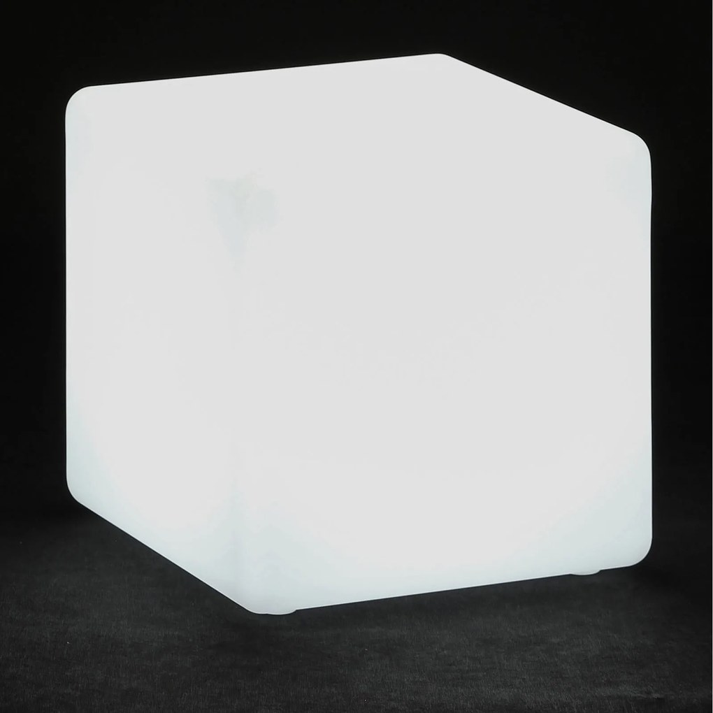 Podświetlany taboret LED, 40 x 40 x 40 cm