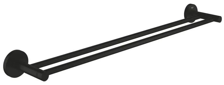 GROHE 412032430 - Dwuramienny wieszak na ręczniki START 654 mm czarny