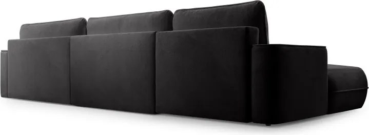 Narożnik FUEGO XL wolnostojący układ U z funkcją spania w tkaninie Bubble 17 DomoHome