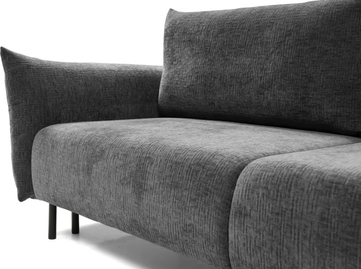 Sofa ADEL z funkcja spania i pojemnikiem GRAFIT OVER THE HORIZON 97