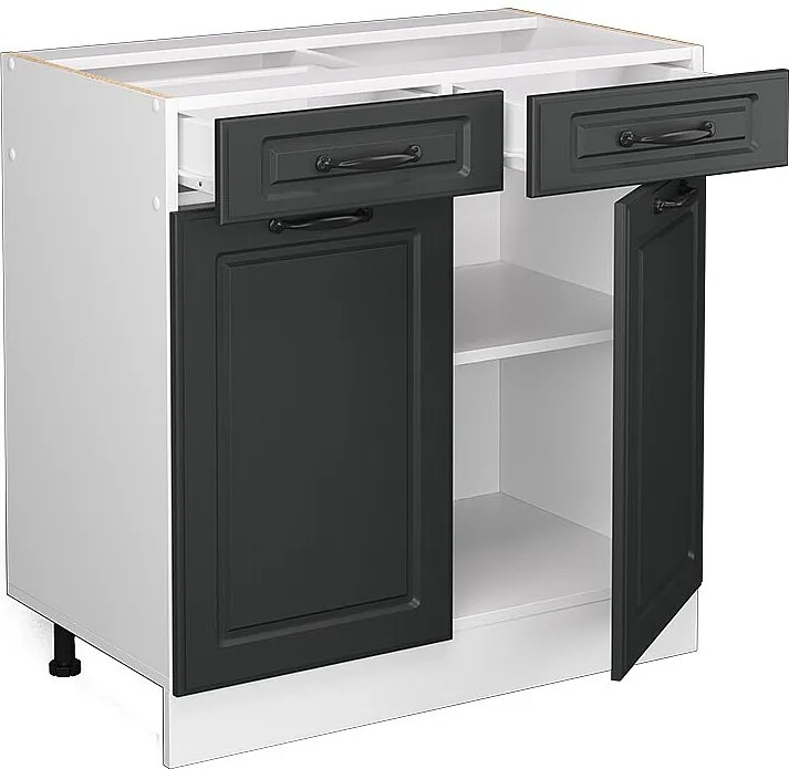 Szafka dolna do kuchni antracytowy domek wiejski 80x60x81.6 r-line