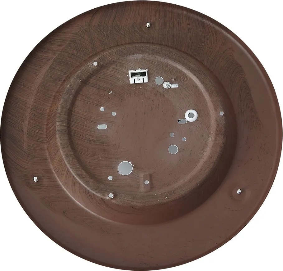 Klasyczna lampa sufitowa z drewna orzechowego z białym szkłem - Mesiac