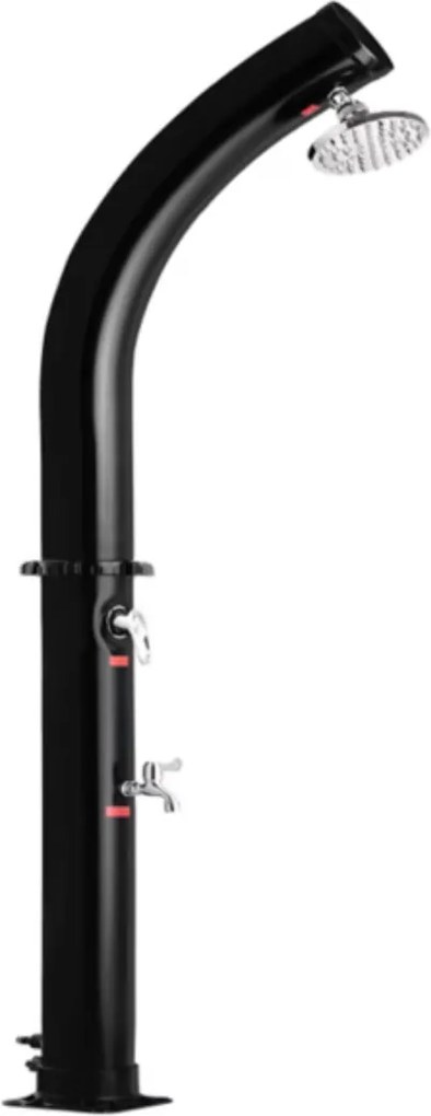 Prysznic solarny BOW, 20l, czarny Monzana