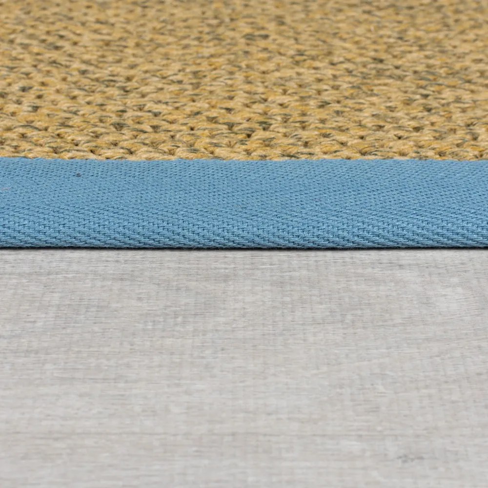 Jasnoniebiesko-jasnobrązowy dywan odpowiedni na zewnątrz 60x230 cm Sisal Look – Flair Rugs