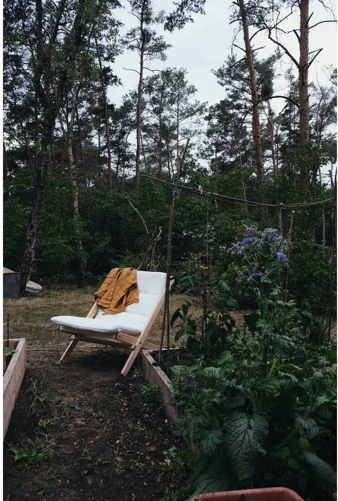 Fotel rozkładany Karup Design Boogie Raw/Clay Brown