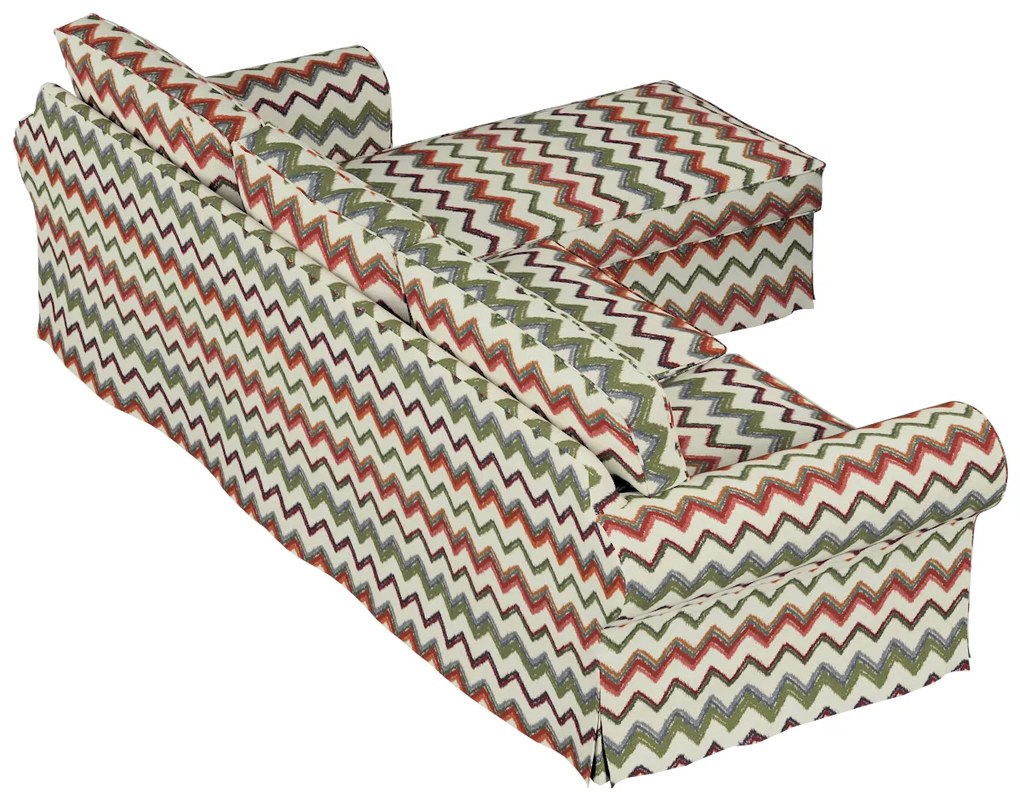 Pokrowiec na sofę Ektorp 2-osobową i leżankę