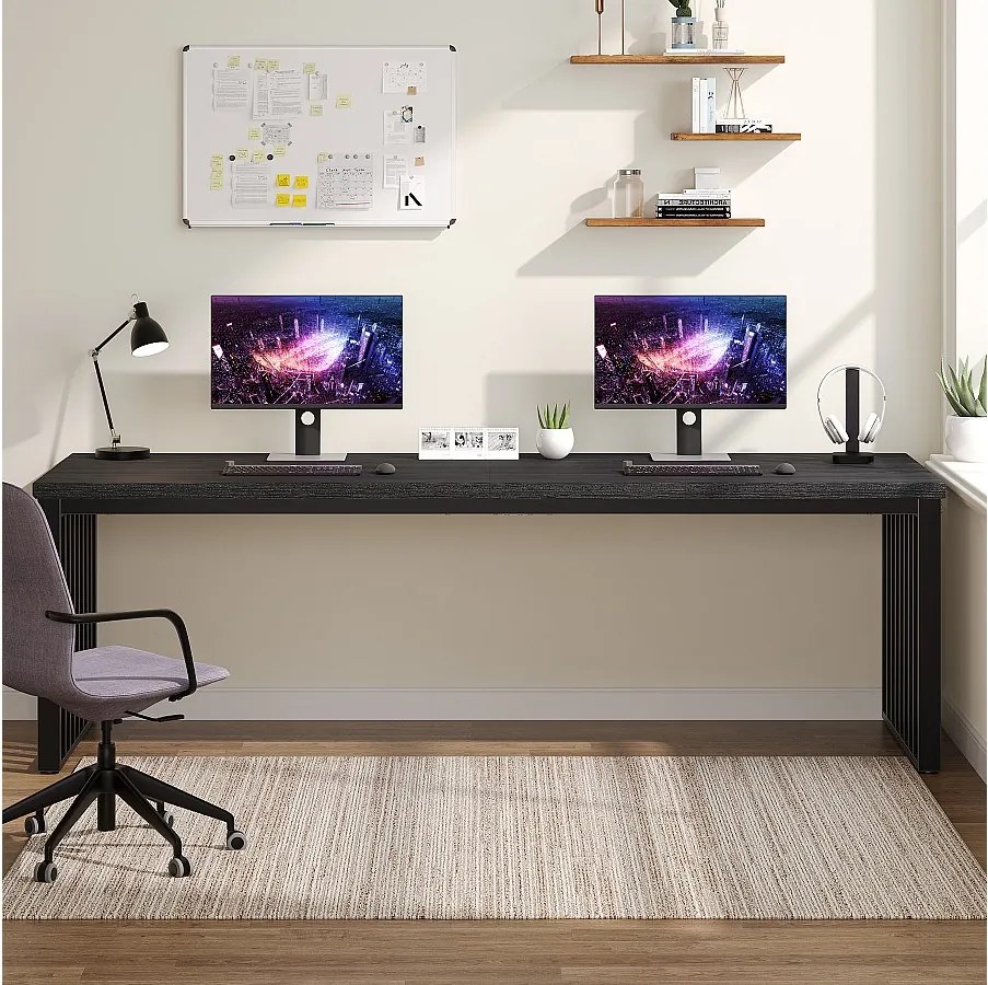 Biurko 180 cm, duże biurko komputerowe, biurko PC, biurko do biura, stanowisko pracy do biura domowego