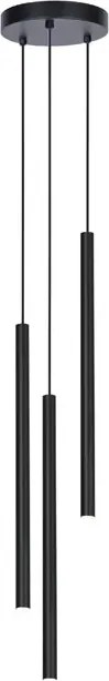 Czarna Lampa Wisząca Sople M5-R76