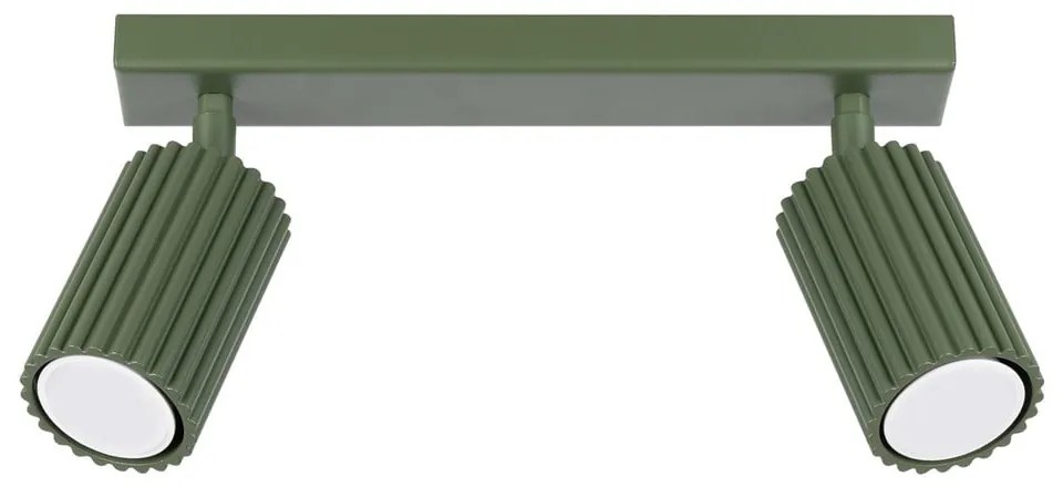 Zielona lampa punktowa 6,5x30 cm Gleam – Sollux