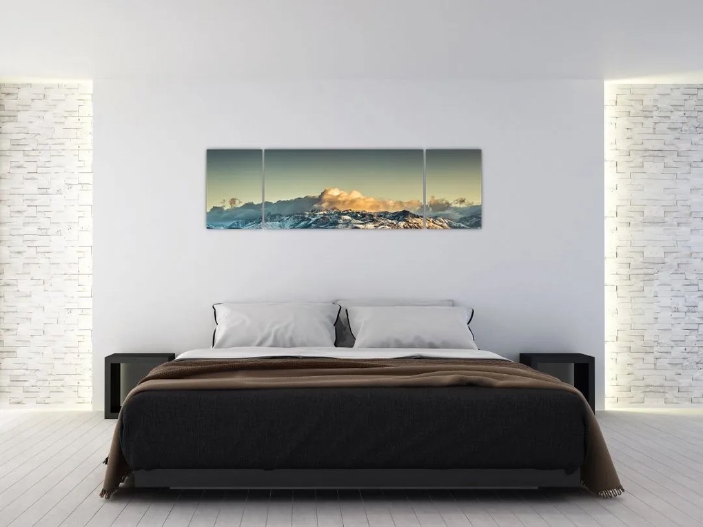 Obraz - szczyty górskie (170x50 cm)