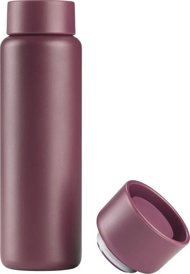 Bordowy kubek termiczny ze stali nierdzewnej 650 ml Singles – Zone