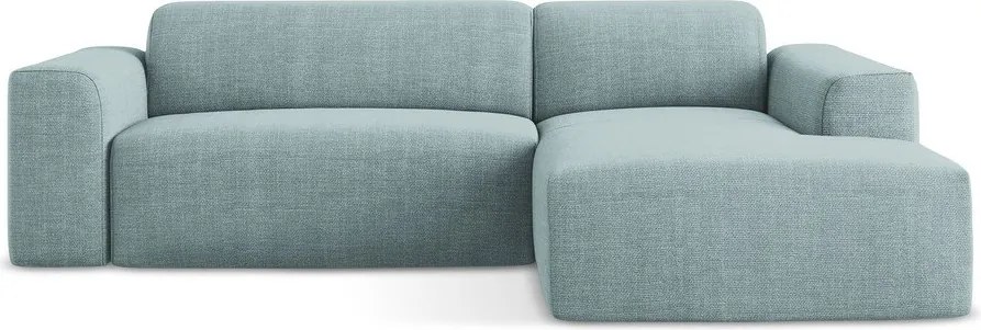 Niebieski narożnik (prawostronny/z szezlongiem) Keli – Makamii