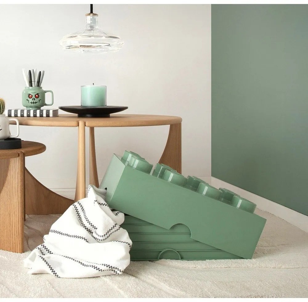 Ciemnozielony pojemnik LEGO®