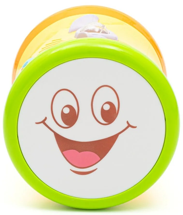 Baby Mix Dwustronny bębenek dynamiczny, żółty