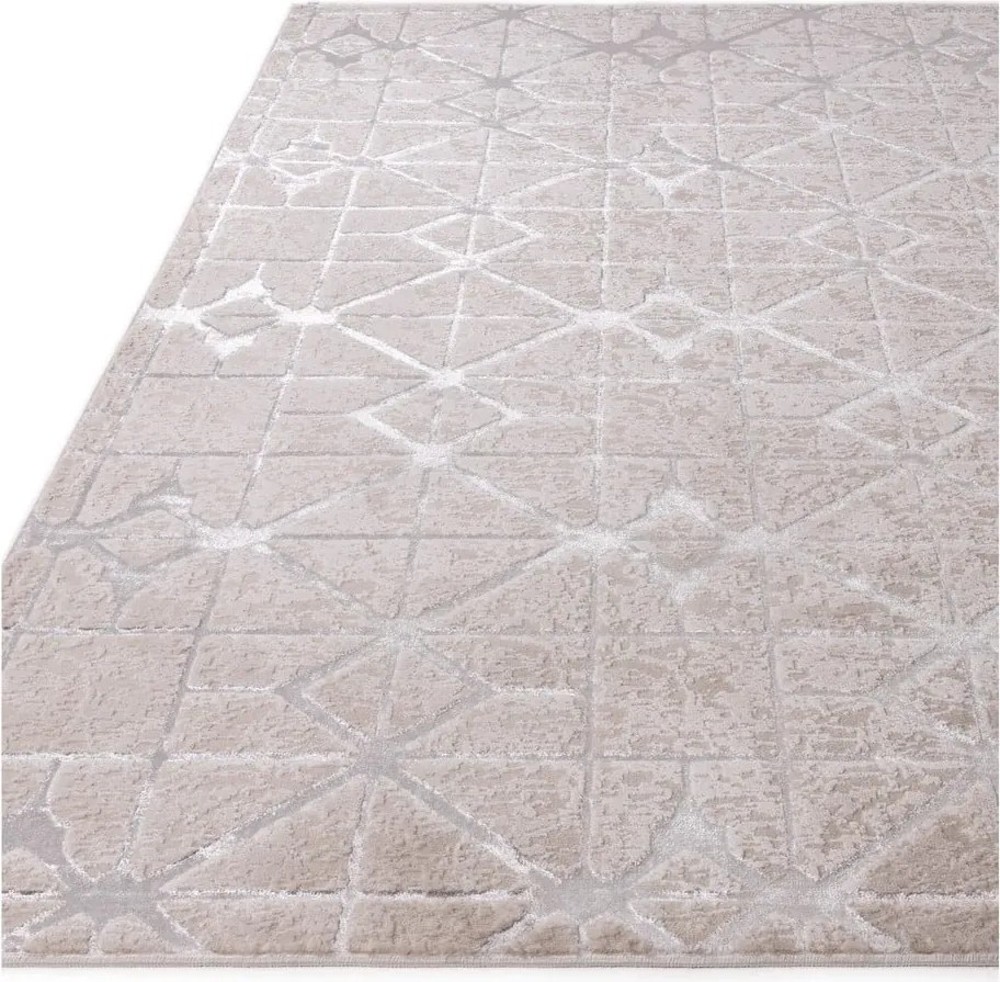 Dywan w kolorze srebrno-różowym 290x200 cm Aurora - Asiatic Carpets