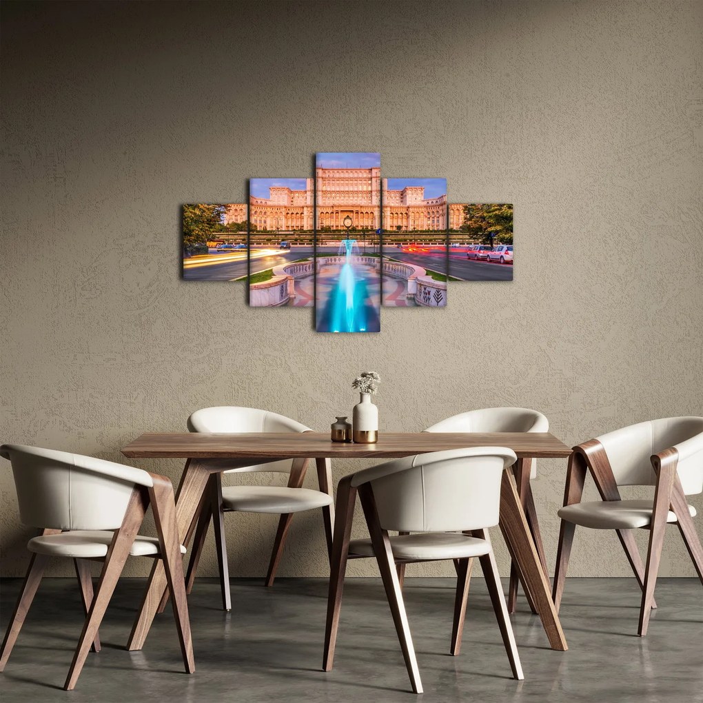 Obraz - Bukareszt, Rumunia (125x70 cm)
