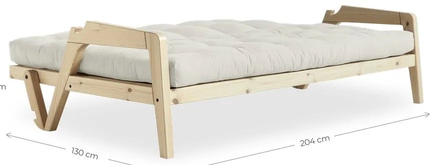 Wielofunkcyjna sofa Karup Design Grab Natural Clear/Dark Grey