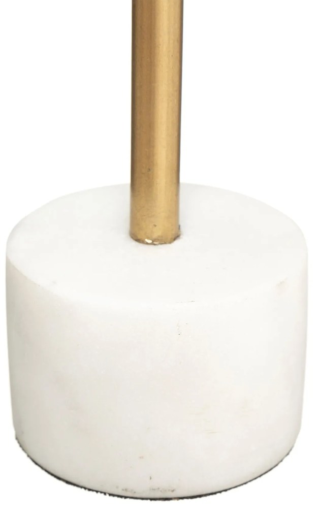 Świecznik z marmurową podstawą, 27 cm