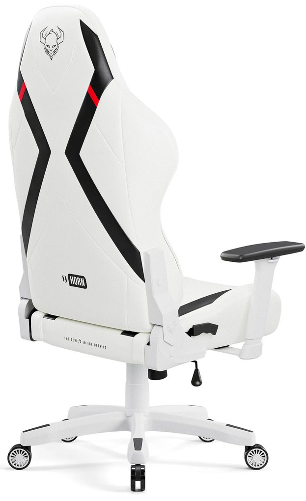Fotel gamingowy Diablo X-Horn 2.0 King Size, biało-czarny