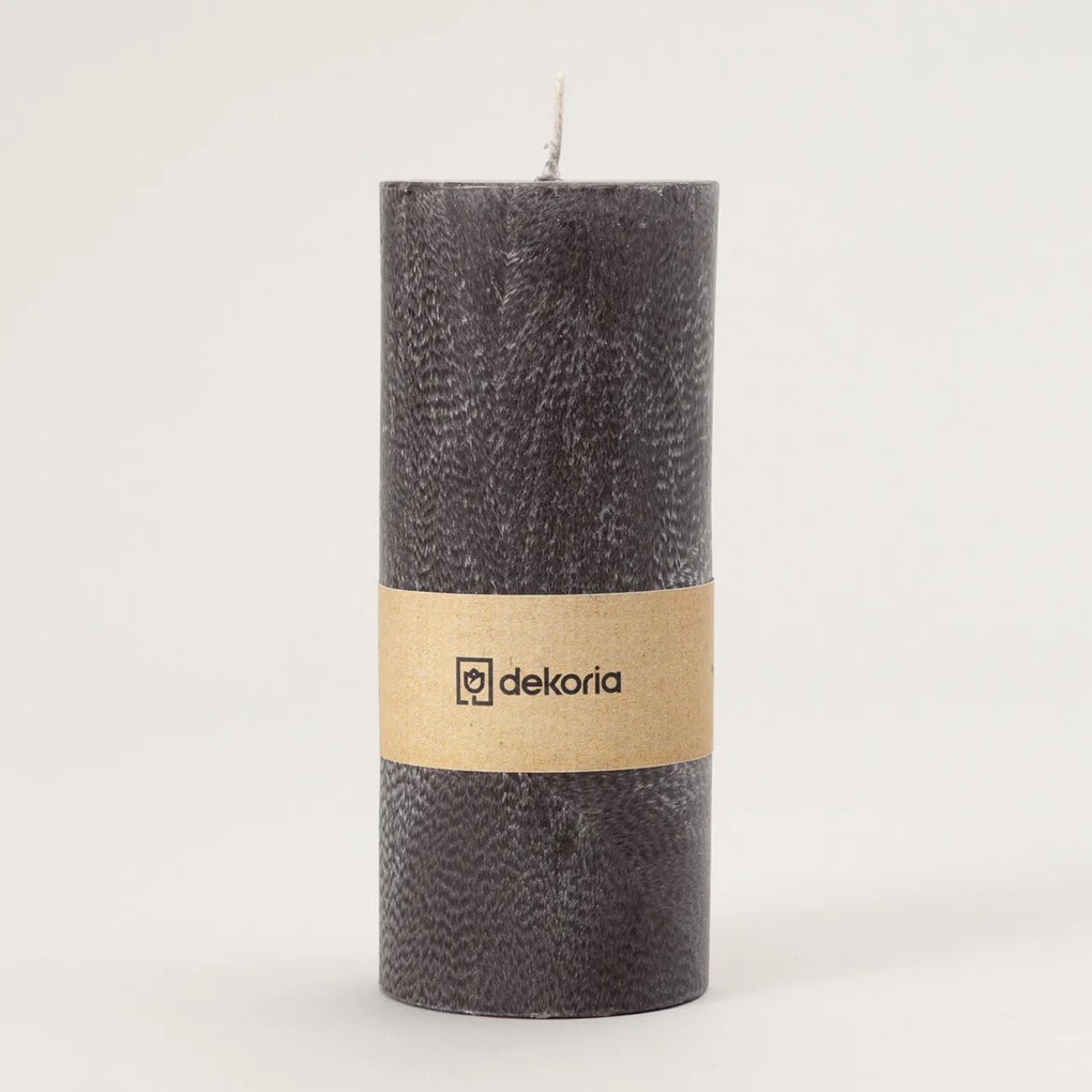 Świeca zapachowa palmowa walec Black