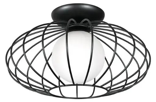 Nowoczesna czarna lampa sufitowa - K440-Polot