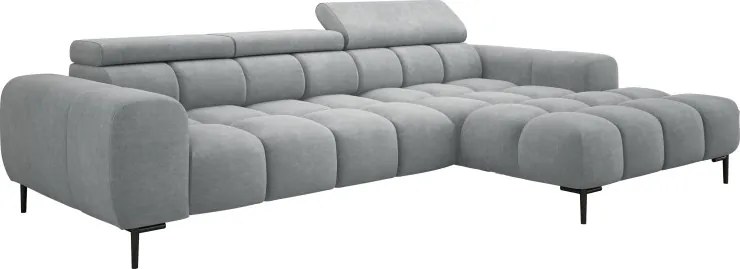 Narożnik PLAZA MINI wolnostojący Prawostronny w tkaninie CLOUD 81 WERSAL