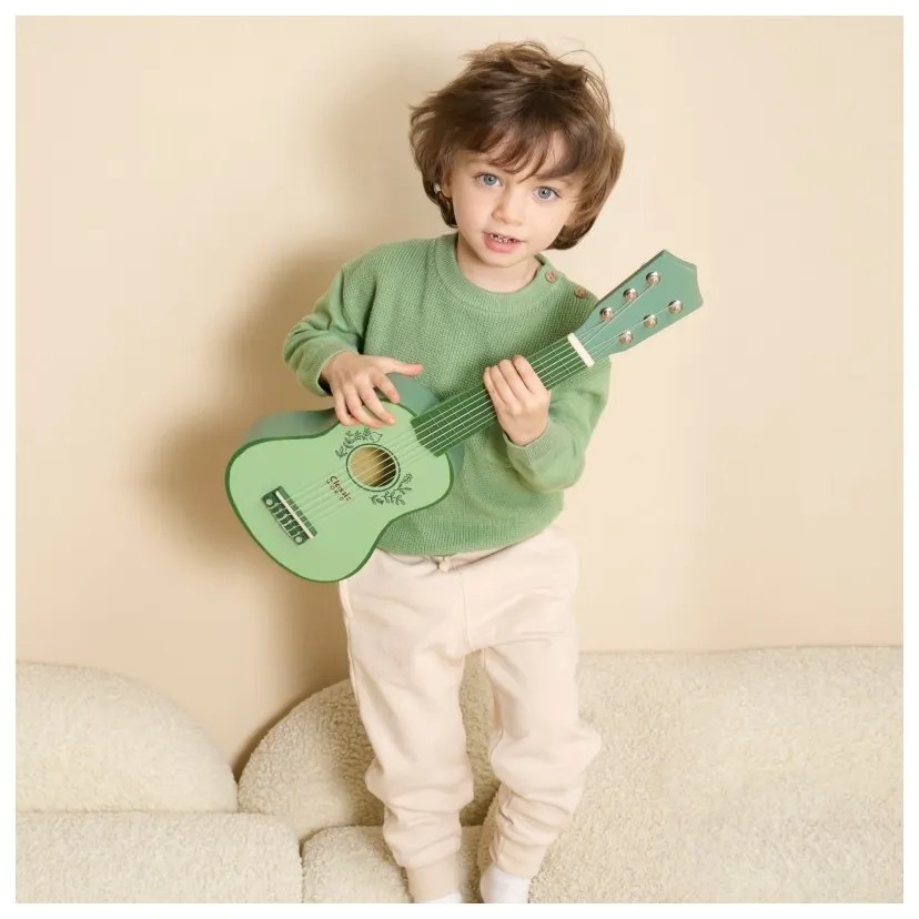Classic world drewniana gitara vintage dla dzieci 3+