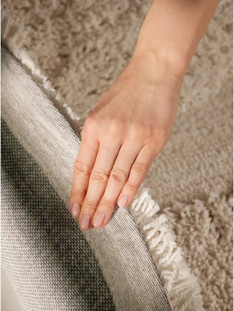 Kremowy okrągły dywan tkany ręcznie ø 160 cm Lambeth Jasper – Ted Baker