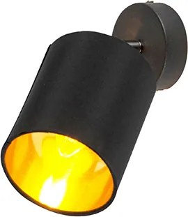 Nowoczesny reflektor czarny - Lofty