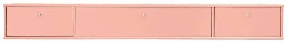 Różowa szafka pod TV 176x22x32,5 cm Mistral – Hammel Furniture