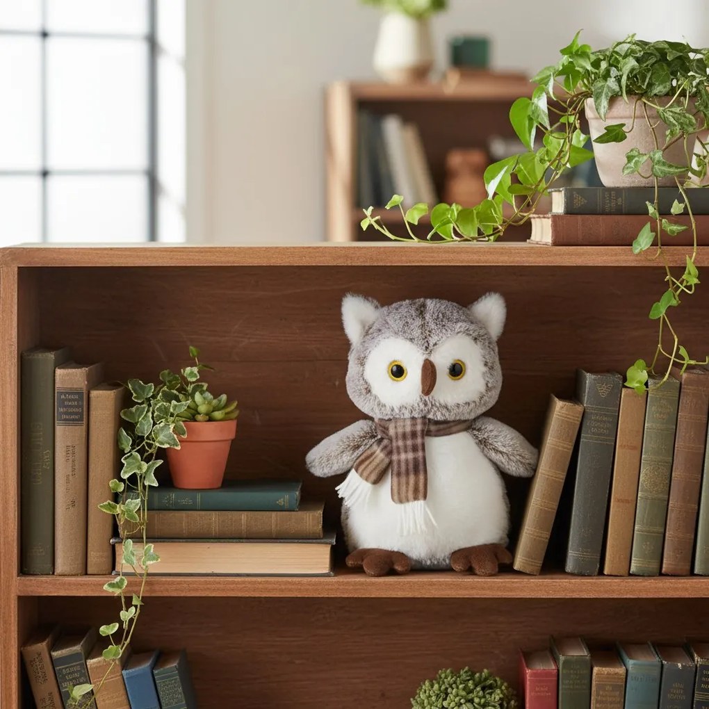 Pluszowa sowa DAXI, 25 cm