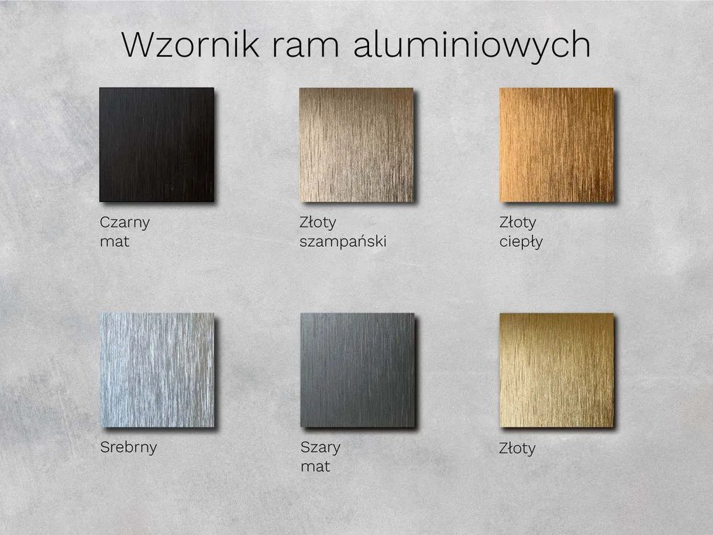 Lustro LED w ramie do łazienki M7