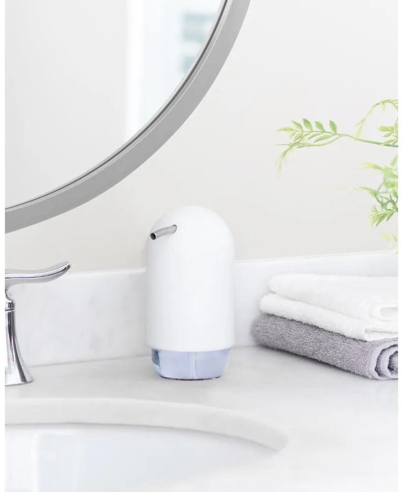 Biały plastikowy dozownik do mydła 230 ml Touch – Umbra