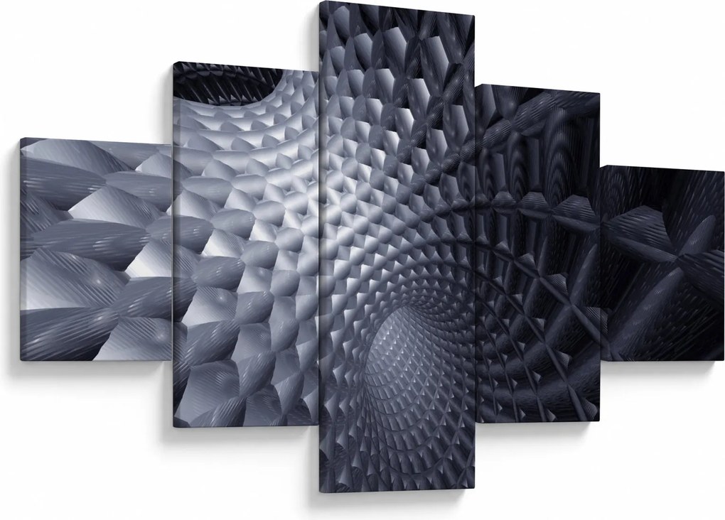 Obraz - Abstrakcja 3D (125x70 cm)