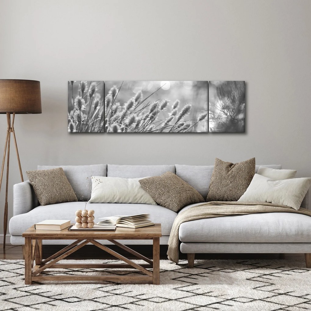 Obraz - Beżowa miękka trawa N⁰1 (170x50 cm)