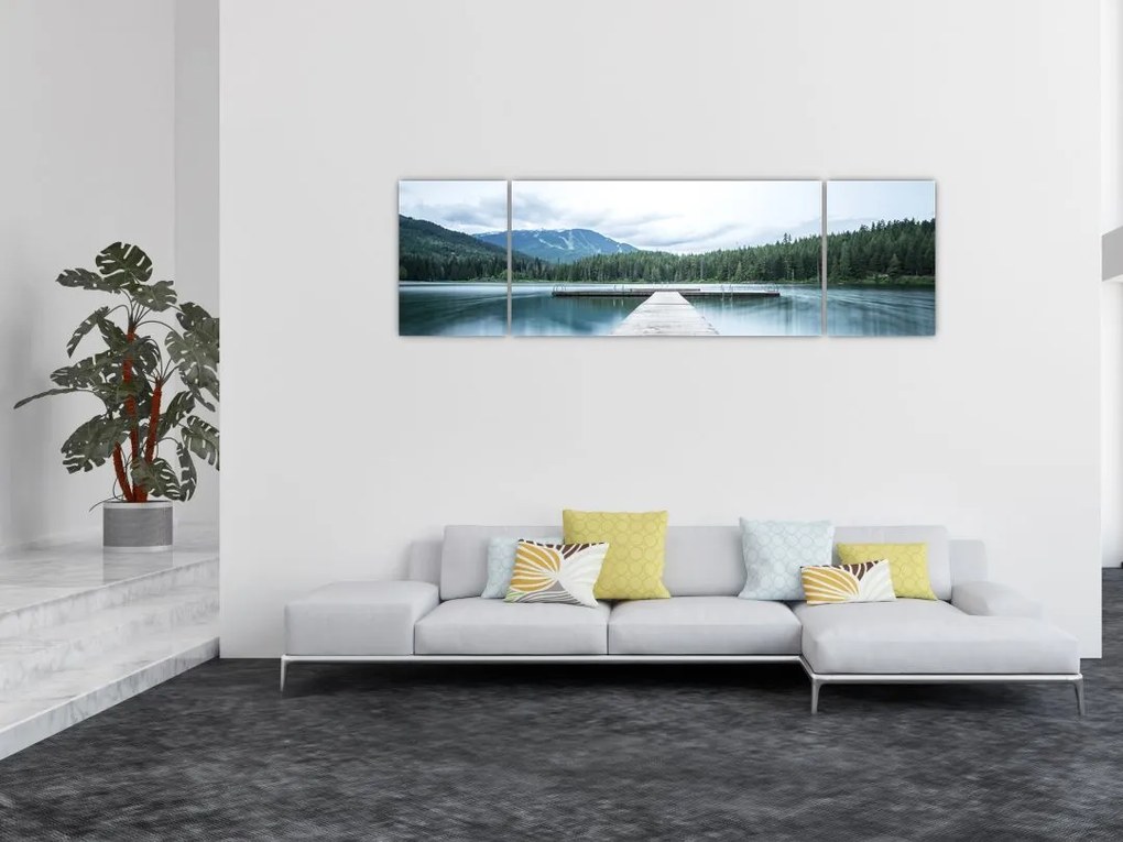 Obraz - Patrząc z molo (170x50 cm)