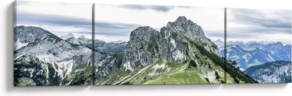Obraz - Szczyty górskie (170x50 cm)