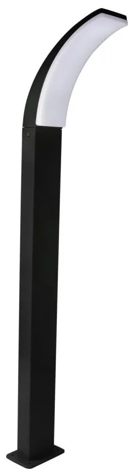 LED Lampa zewnętrzna AMY LED/12W/230V 100 cm IP44 czarny