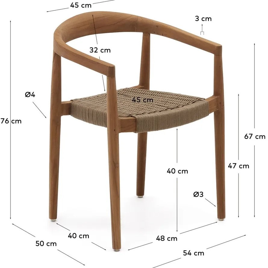 Krzesła zestaw 4 szt. Ydalia – Kave Home
