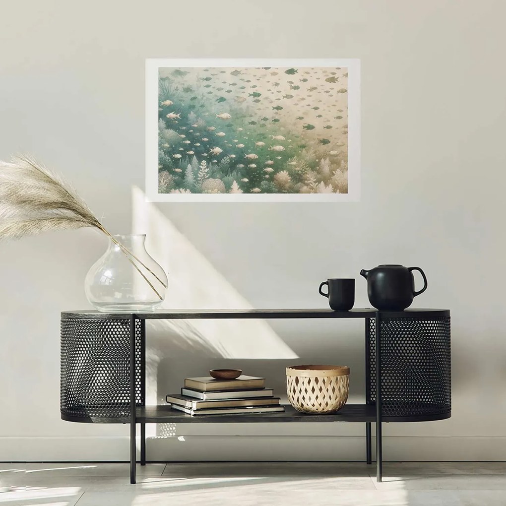 Plakat Morski świat 90x60 cm bez ramy z marginesem ARTGEIST B
