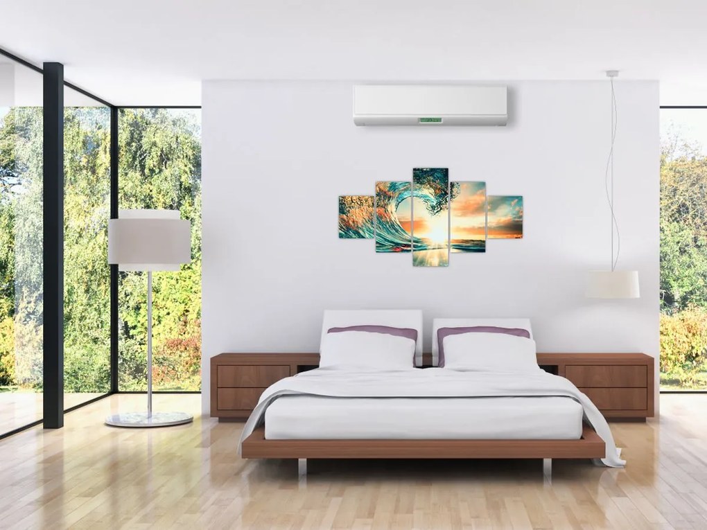 Obraz - Fala (125x70 cm)