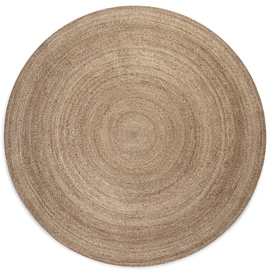 Okrągły dwustronny dywan z juty ø 140 cm Braided Grey – Hanse Home