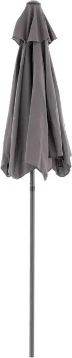 Składany parasol z rączką, 210 cm, antracyt